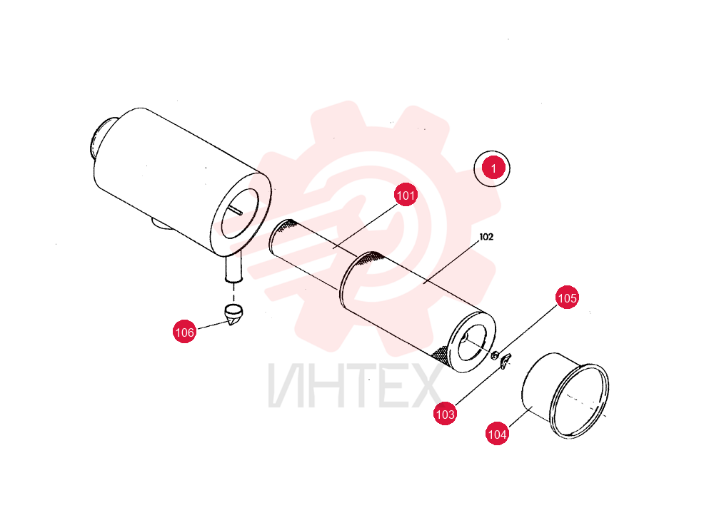 AIR FILTER 73170675 (2)