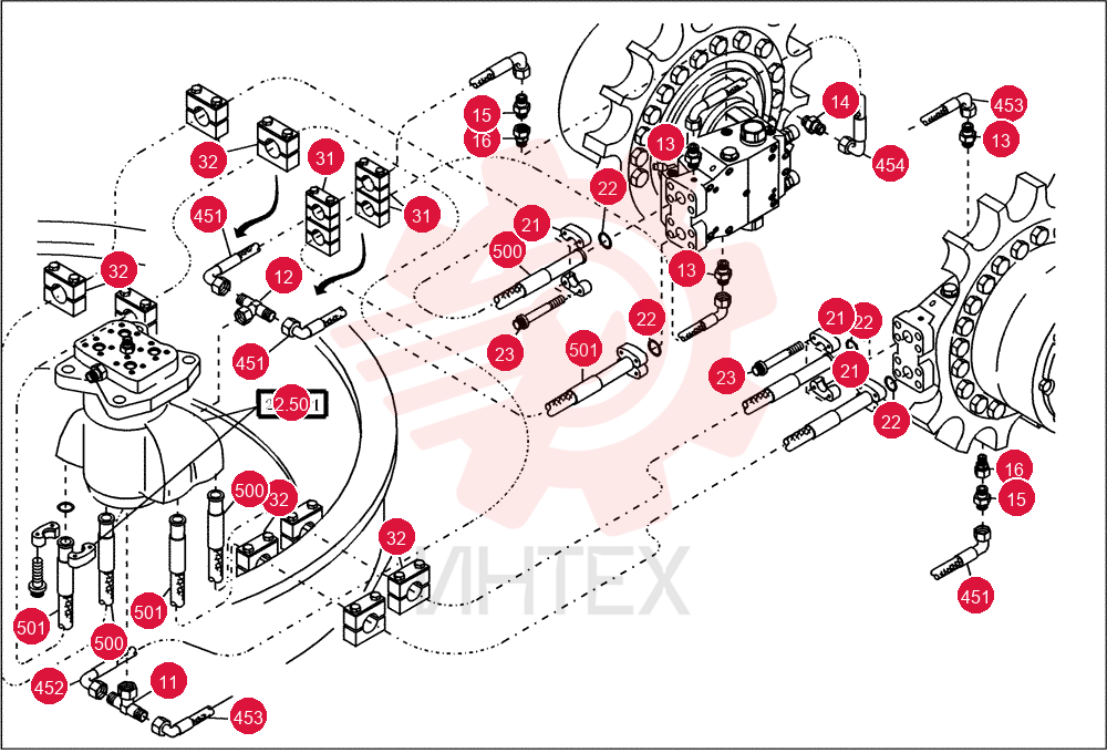 HYD CONNECTOR 73170393 (2)