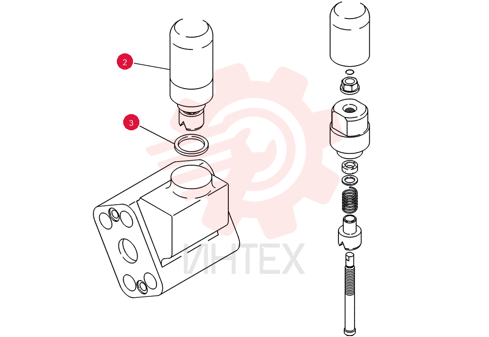 HYD CONNECTOR 73170540