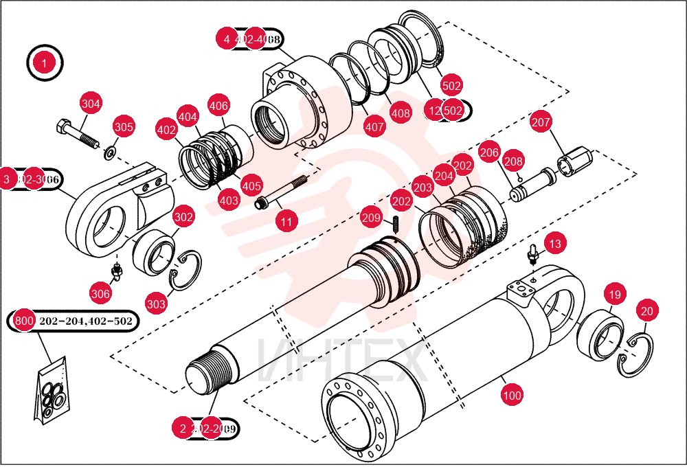 HYDRAULIC CYLINDER 73186772