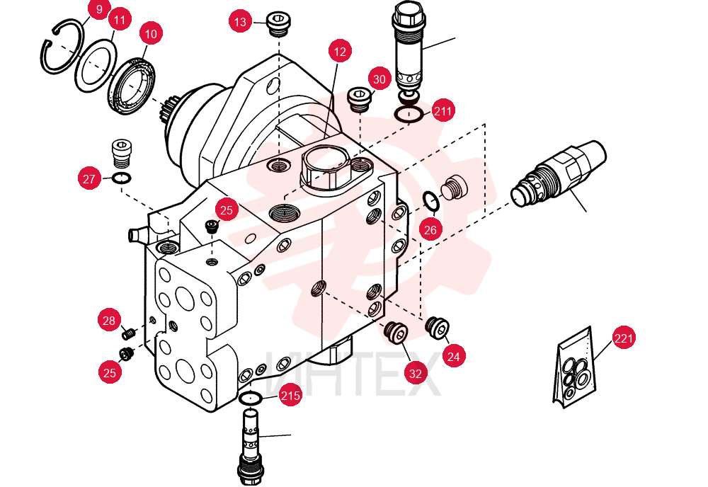 HYDRAULIC PUMP 73172274