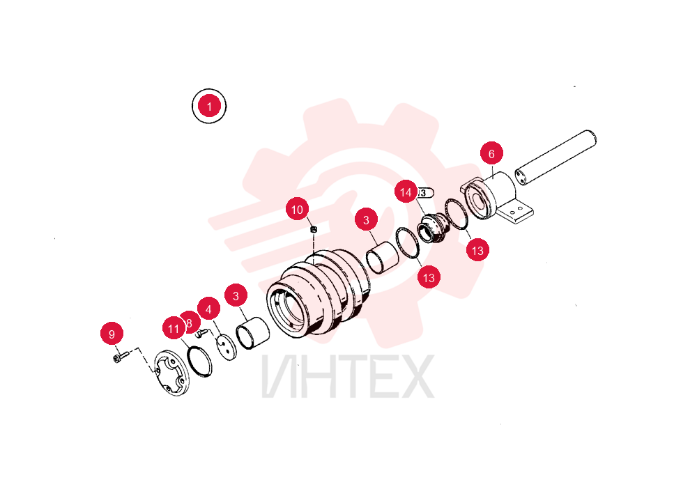 TRACK ROLLER 73172262
