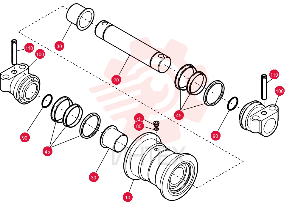 TRACK ROLLER 73182506