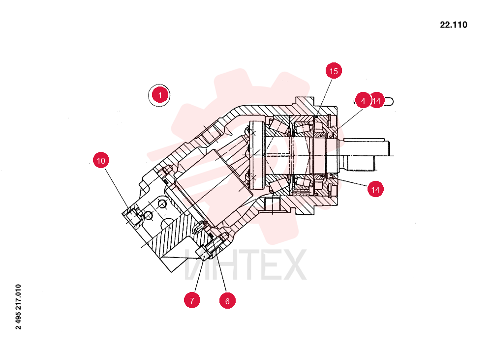 HYDRAULIC MOTOR 73170794
