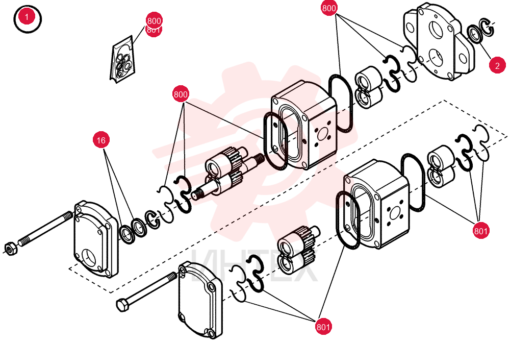 HYDRAULIC PUMP 73171564