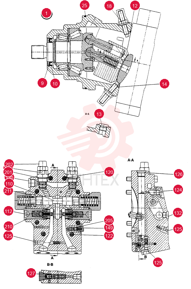 HYDRAULIC PUMP 73170127