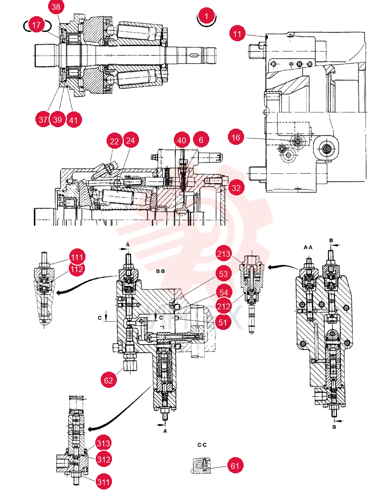 HYDRAULIC PUMP 73170732
