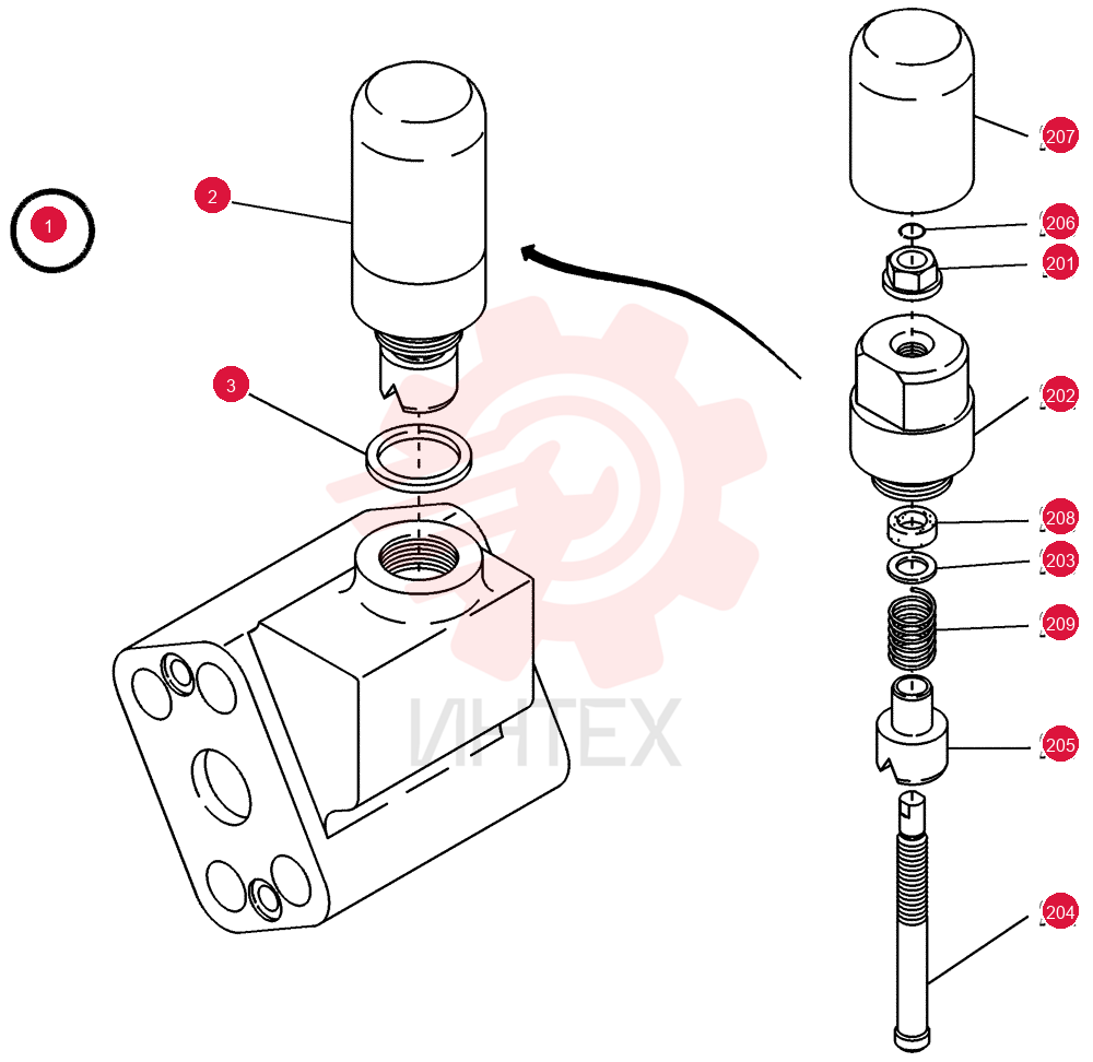 HYDRAULIC VALVE 2458107