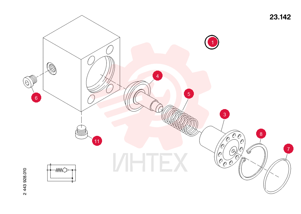 HYDRAULIC VALVE 73170533