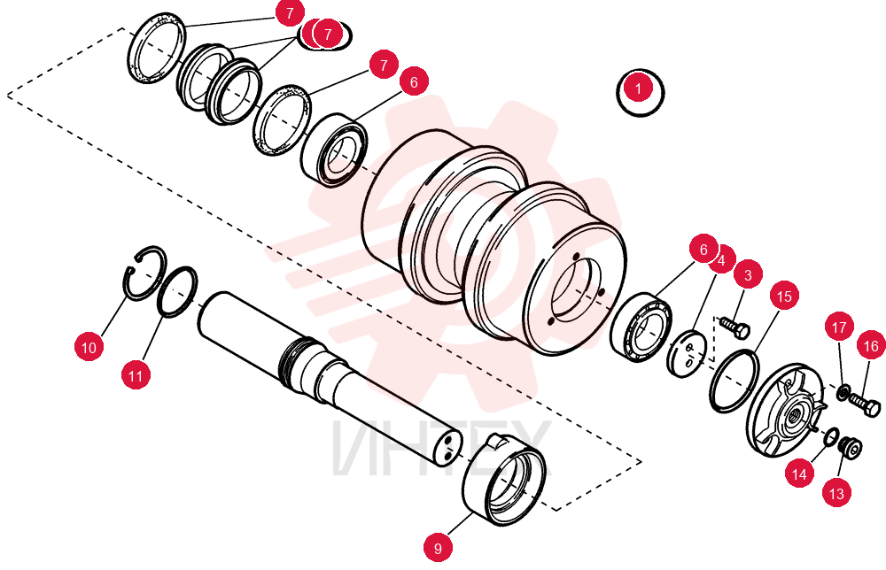 TRACK ROLLER 73170094
