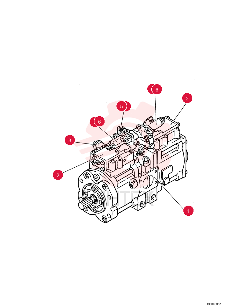 HYDRAULIC PUMP YY10V00001F1