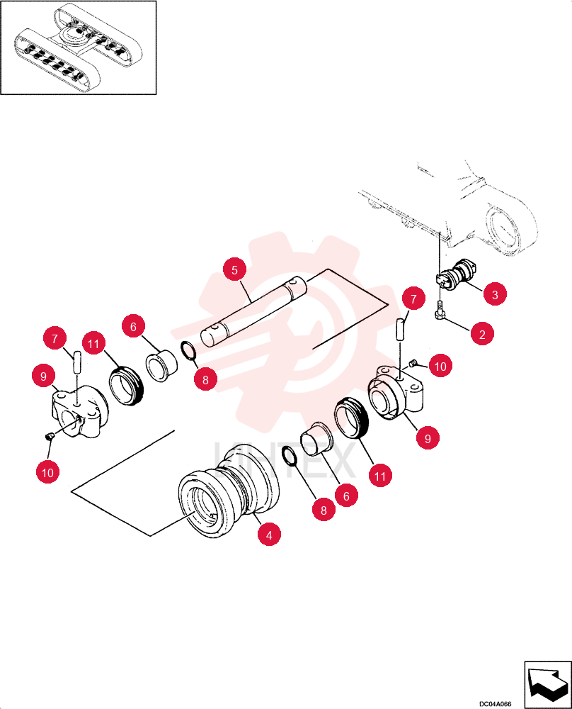 ROLLER LP64D00001F3