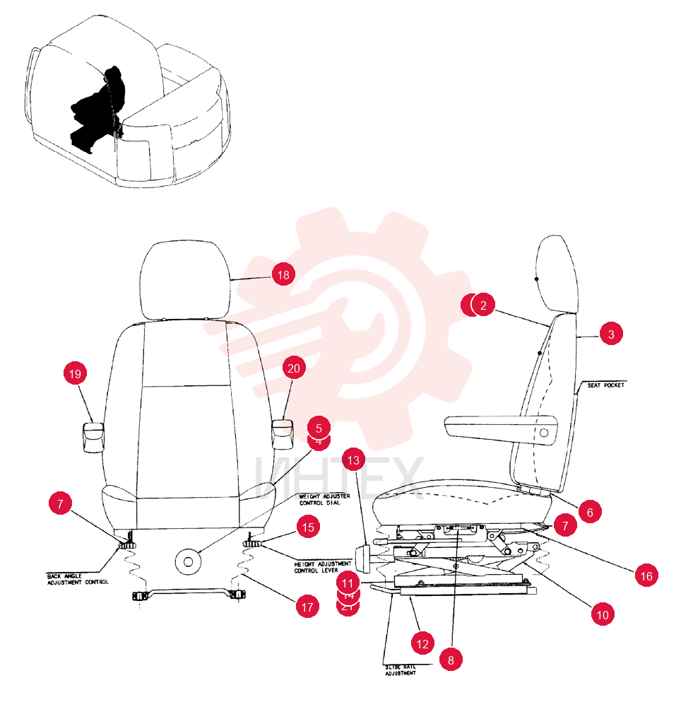 SEAT ASSY. YY25M00002F1