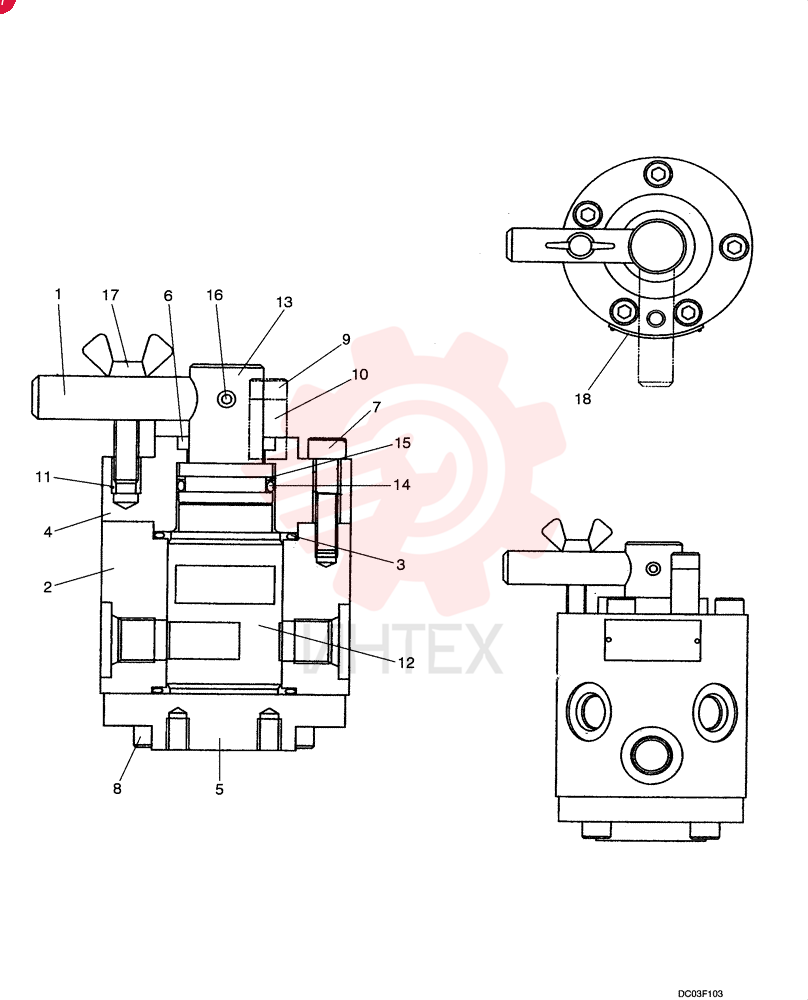 CONTROL VALVE 2436U1458F3