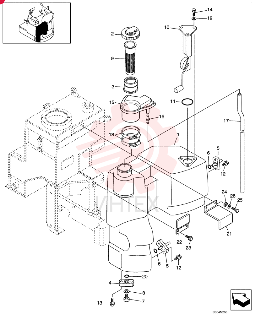 FUEL TANK PE20P00006P2