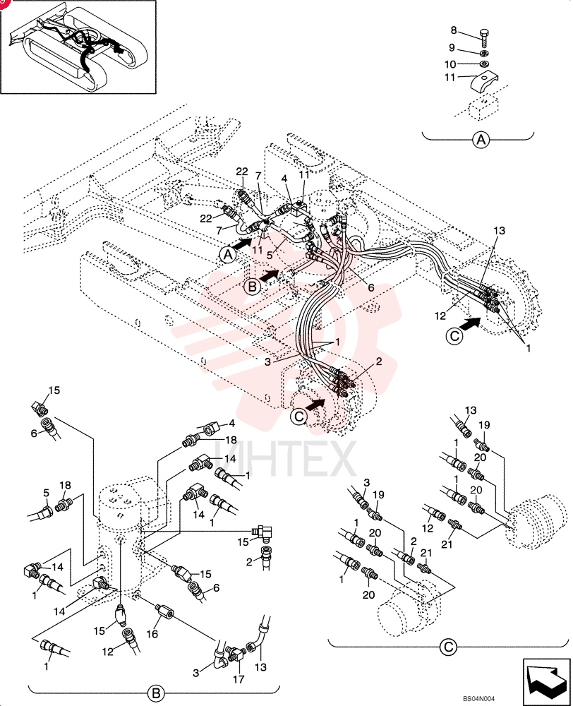 HOSE ASSY. PA02H01003D9
