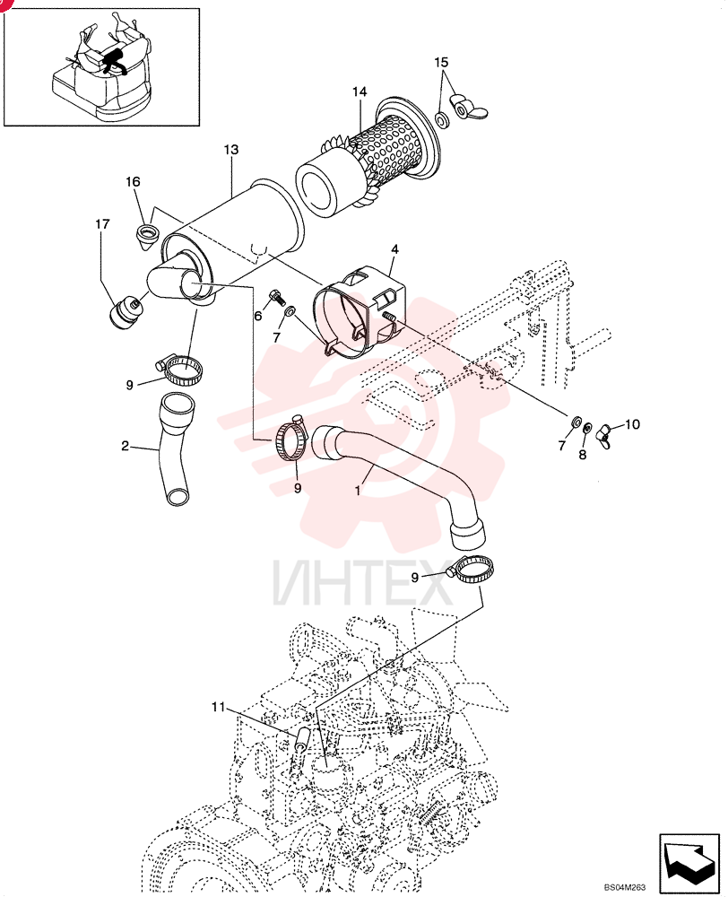 HOSE PA11P01020P1