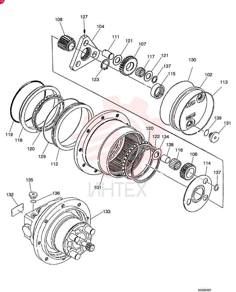 HYDRAULIC MOTOR PE15V00005F1