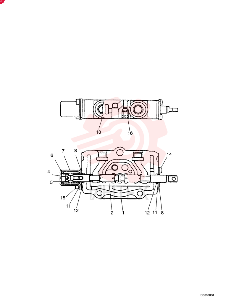 HYDRAULIC VALVE PE30V01006F1