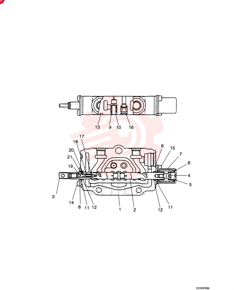 HYDRAULIC VALVE PE30V01005F1