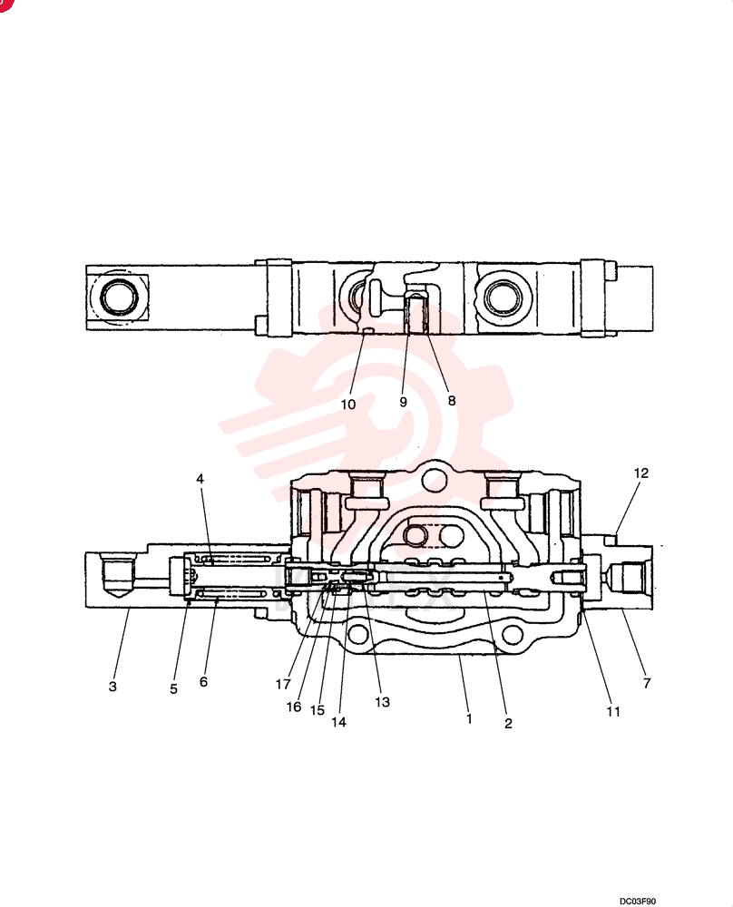 HYDRAULIC VALVE PE30V01007F1