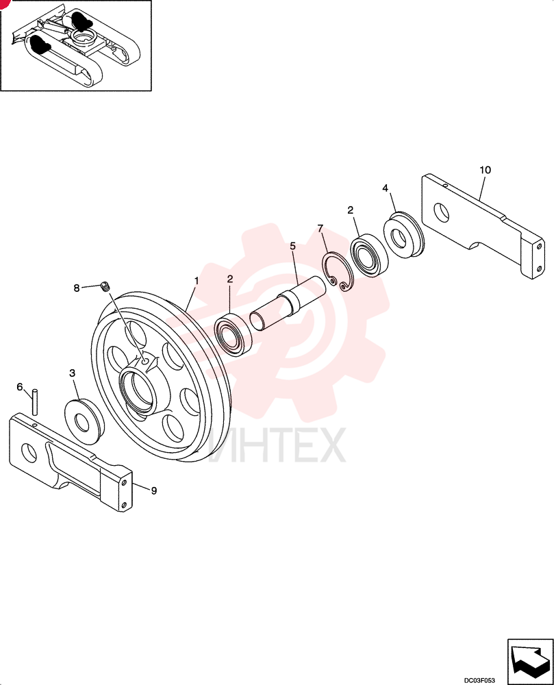 IDLER PE52D00002F1