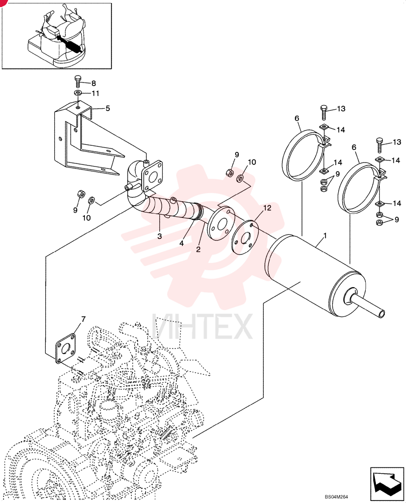 MUFFLER PE12P00002P1