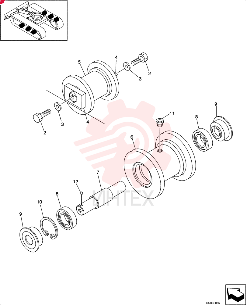SCREW,Hex, M12 x 25mm