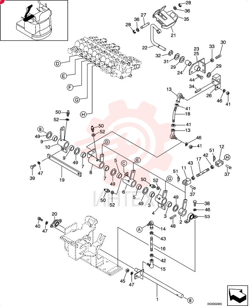 SHAFT PA50M01097P2 (1)