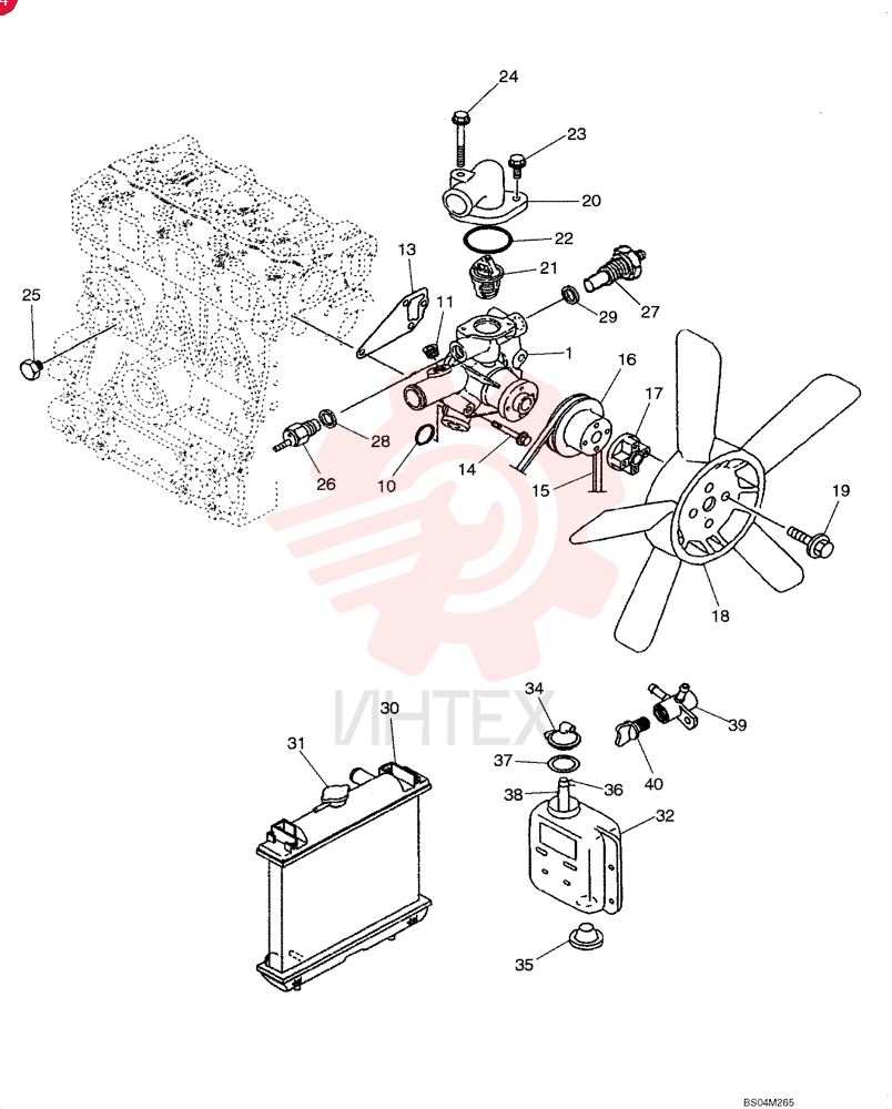 WATER PUMP VV11924442001