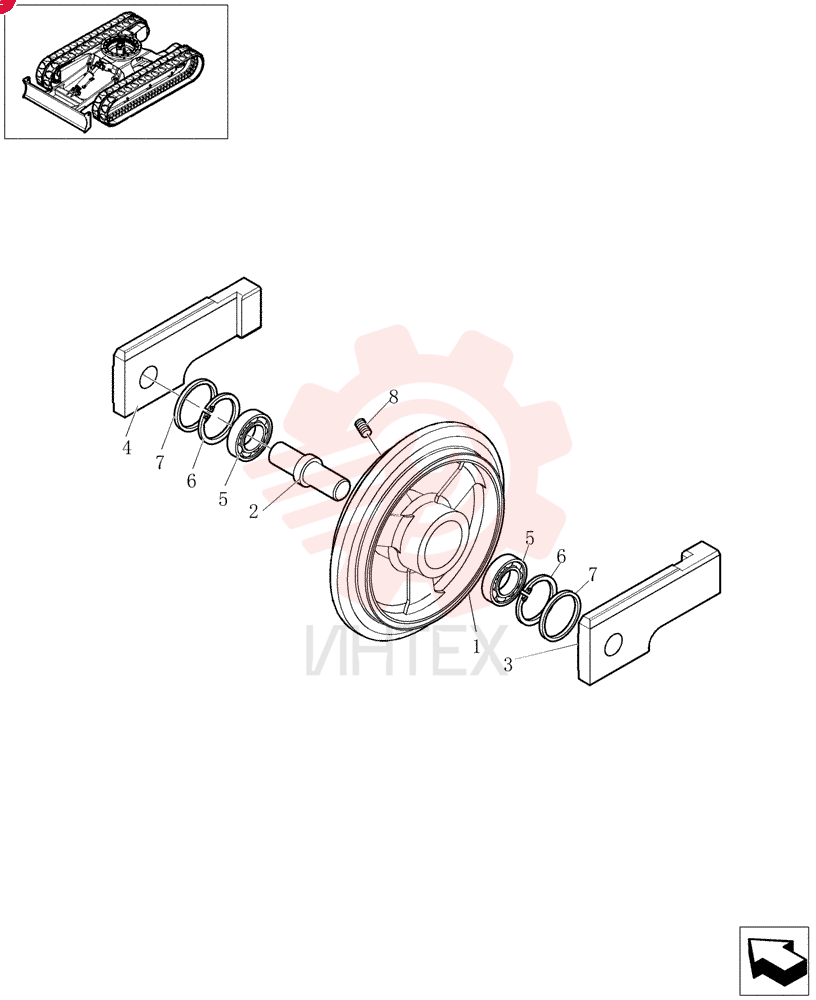 FLEETING PULLEY 72272761