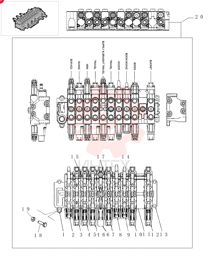 VALVE BODY 72275734