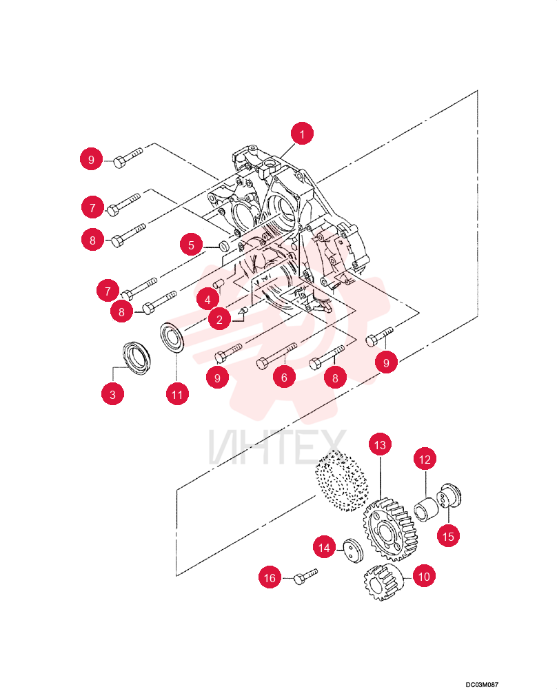 CASE ASSY, TIMING GEAR