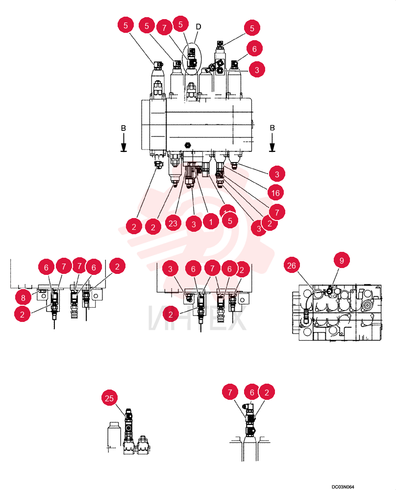 CONTROL LINES - MAIN, STD, F1