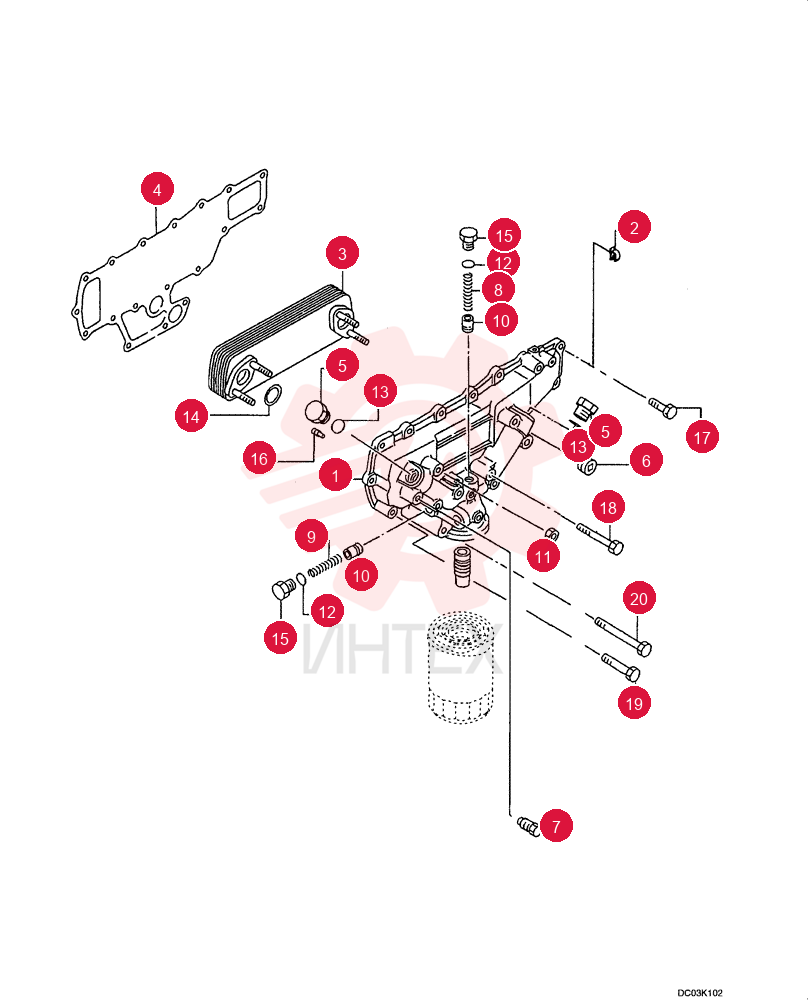 COOLER ASSY. VAME017230