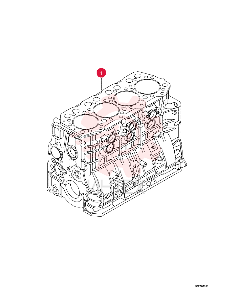 CYLINDER BLOCK VAME996354