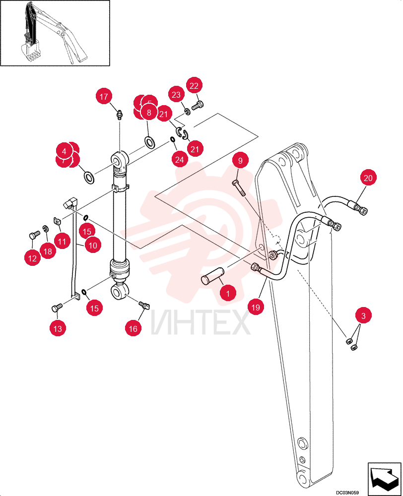 CYLINDER YM12B00027F1