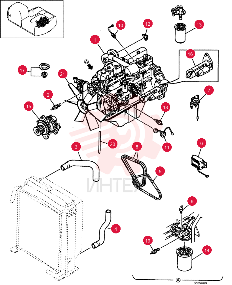 ENGINE YM02P00007F1
