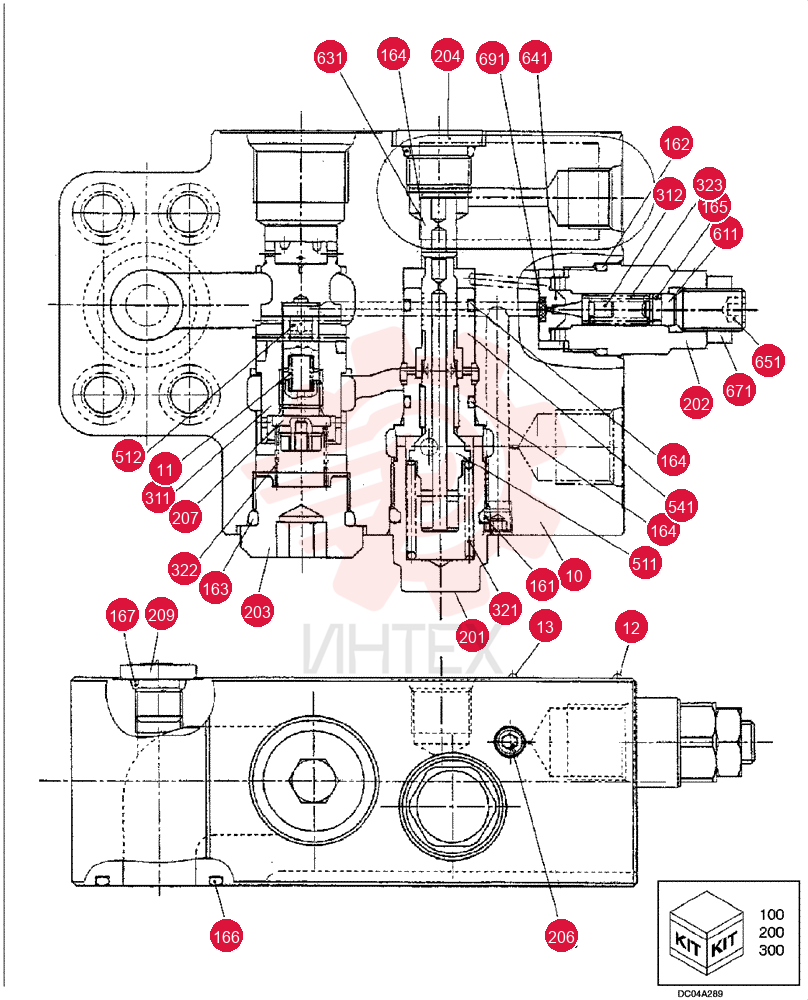 HYDRAULIC VALVE YB28V00003F2