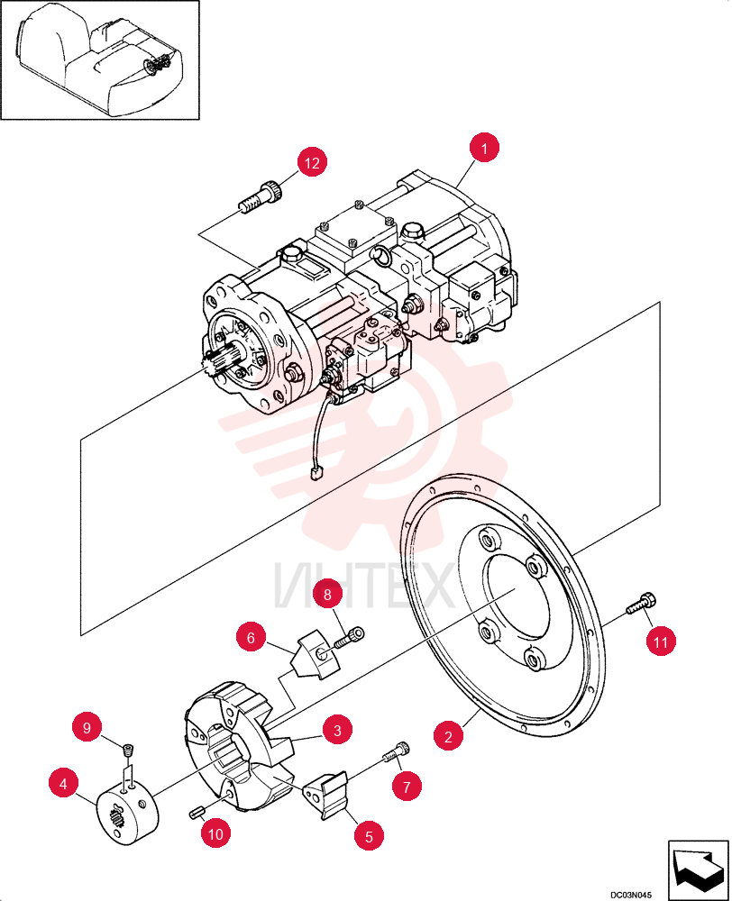 POWER TAKE-OFF ASSY YM30P00003F1
