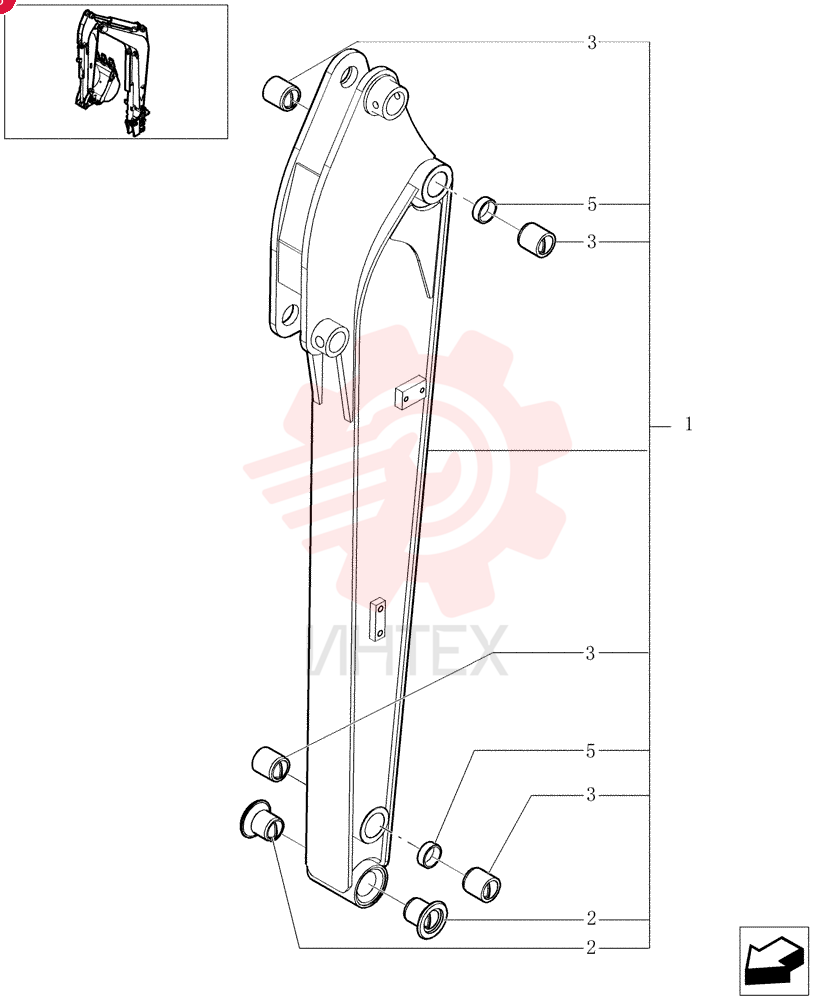 BACKHOE ARM