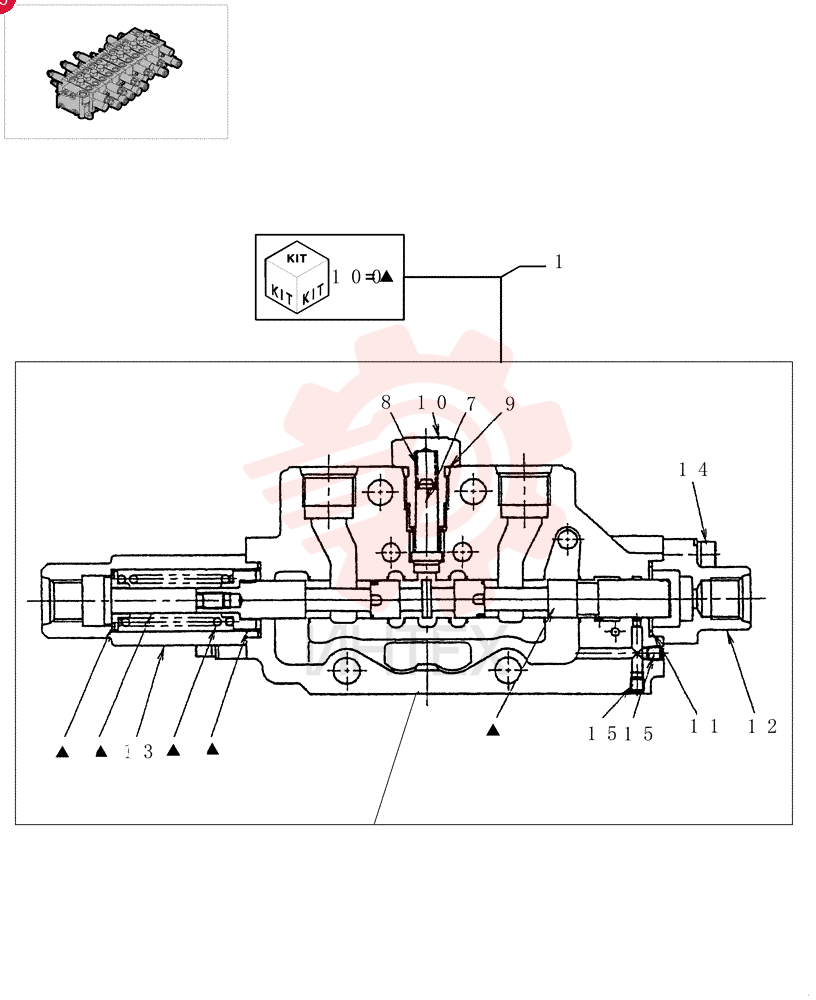 HYD VALVE SECTION 72275738