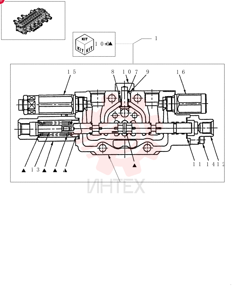 HYD VALVE SECTION 72275743