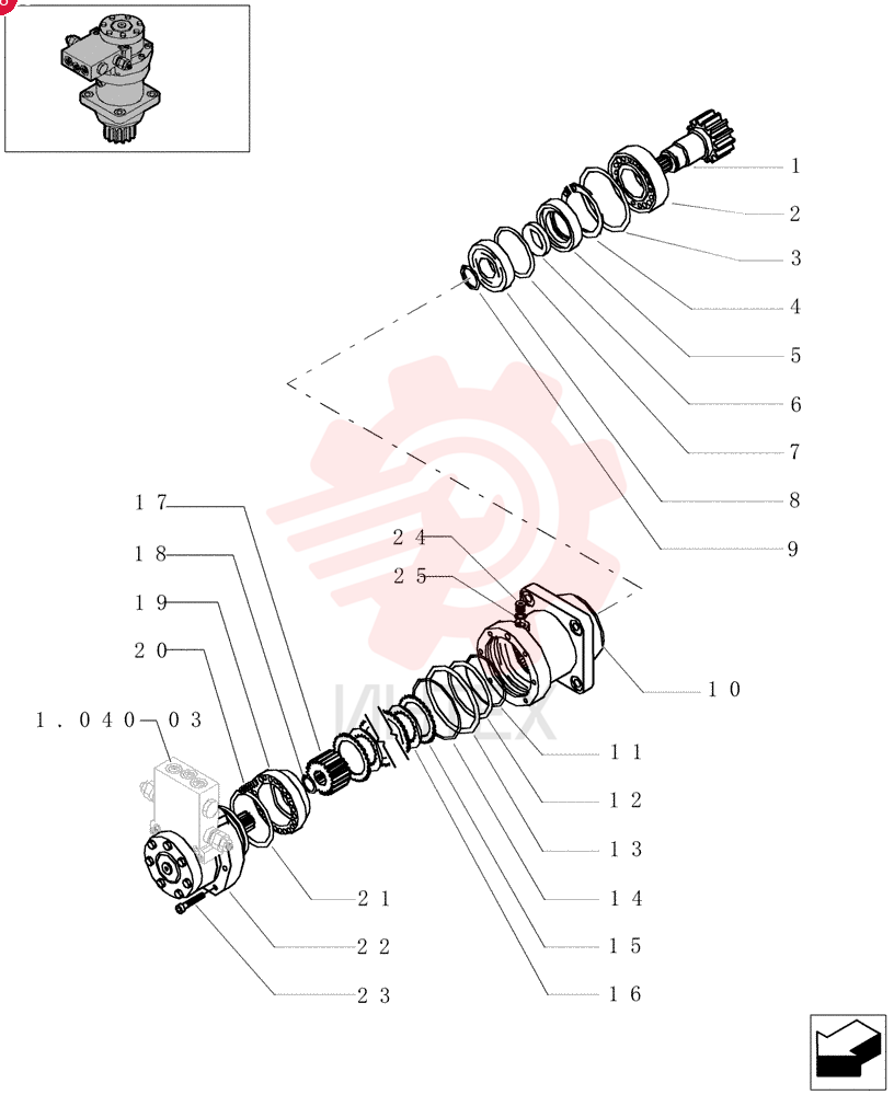 HYDRAULIC MOTOR 72271587 (3)