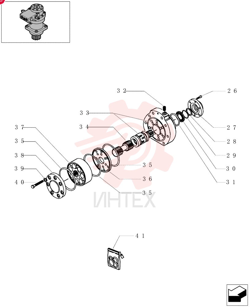 HYDRAULIC MOTOR 72275320