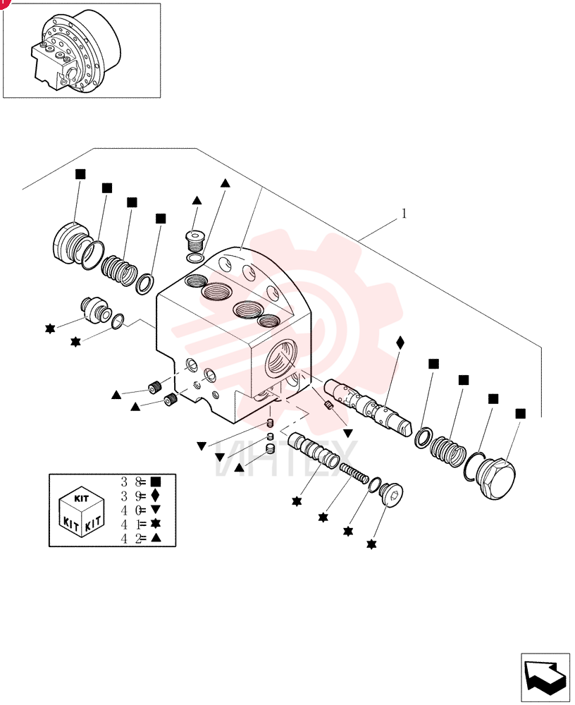HYDRAULIC MOTOR 72275297 (1)