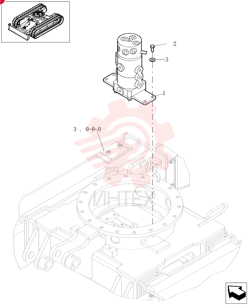 HYDRAULIC SWIVEL 72271595 (1)