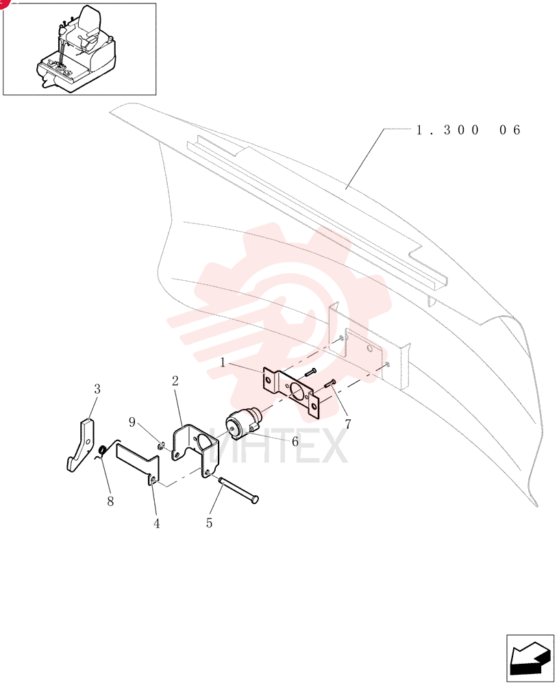 LOCK ASSY PE21C01119P1