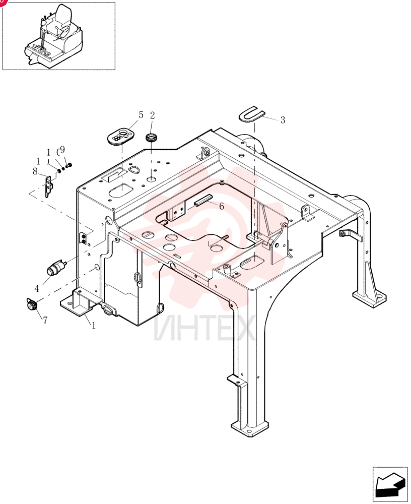 MOUNTING PARTS 72274903