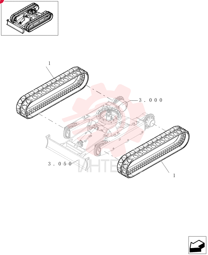 RUBBER TRACK PE61D00001P1